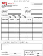 Micro Q Order Form -Click for pdf File